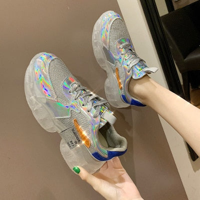 [Reflective] and Transparent Sneakers