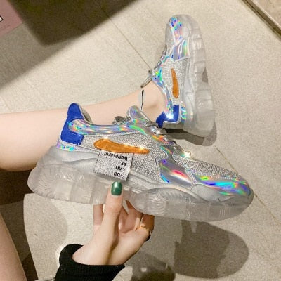 [Reflective] and Transparent Sneakers